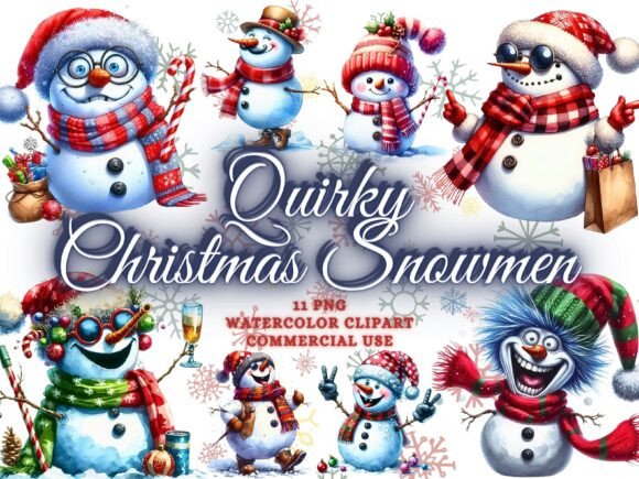 Christmas Clipart - Snowman Clipart Png: Festive Assets for Creators