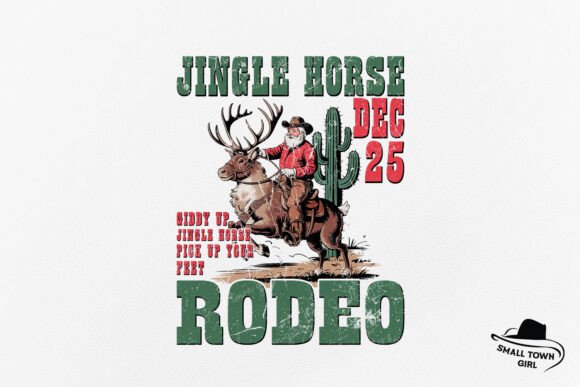 Jingle Horse Rodeo Western Santa Cowboy: Holiday Meets Frontier