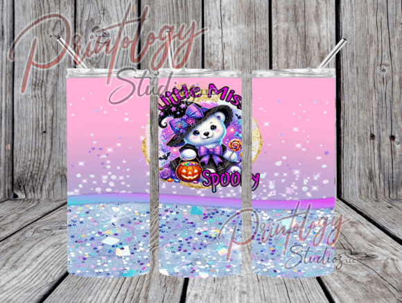 Little Miss Spooky 20oz Tumbler Wrap: A Design Deep Dive