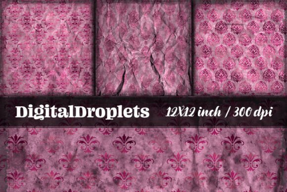 Timeless Textures: Working with Vintage Damask Scrapbook Vol. 7