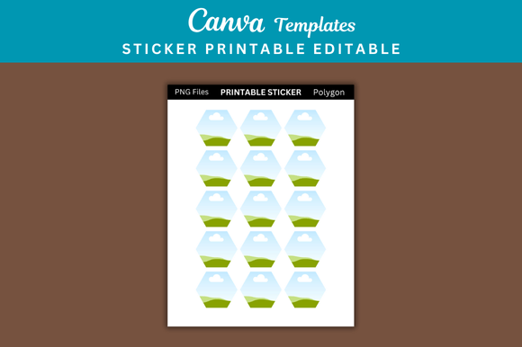 Unlock Creative Freedom with 1 Polygon Sticker Printable Templates