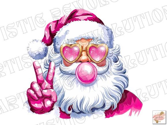 Watercolor Santa Png - Christmas Clipart: Festive Design Assets